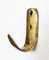 Brass Coat Wall Hooks by Carl Auböck for Werkstätte Carl Auböck, Set of 2, Image 3