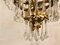 Lámpara de araña italiana de cristal de Murano dorado, años 30, Imagen 8