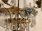 Italian Gold Gilded Murano Glass Chandelier, 1930s, Image 9