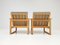 2256 Oak Lounge Sled Chairs by Børge Mogensen for Fredericia Stolefabrik, 1956, Set of 2, Image 5