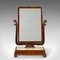 Grand Miroir de Courtoisie Victorien Antique en Marbre, 1850s 1