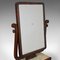 Grand Miroir de Courtoisie Victorien Antique en Marbre, 1850s 5