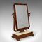 Grand Miroir de Courtoisie Victorien Antique en Marbre, 1850s 7