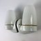 6077 Ceramic Wall Lamps by Wilhelm Wagenfeld for Lindner, 1958, Set of 2 5