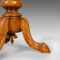 Antique English Walnut Adjustable Piano Stool from Brooks & Co Ltd, 1880s 4