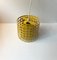 Mid-Century Cubist Yellow Pendant Lamp from Lival, 1970s 10