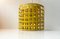 Mid-Century Cubist Yellow Pendant Lamp from Lival, 1970s, Image 4