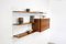 Vintage Walnut Veneered Modular Shelving System by Katja & Nisse Strinning for String, 1960s 9