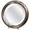 Vintage Round Silver Dressing Table Mirror with Legs 1