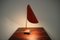 Mid-Century Red Table Lamp by Josef Hurka for Napako, 1950s 4