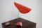 Mid-Century Red Table Lamp by Josef Hurka for Napako, 1950s 1