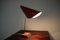 Lampada da tavolo Mid-Century rossa di Josef Hurka per Napako, anni '50, Immagine 3