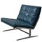 Turquoise BO561 Lounge Chair by Jorgen Kastholm & Preben Fabricius for Bo-Ex, 1970s 1