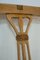 Antique Art Nouveau Beech Chairs, Set of 3, Image 3