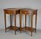 Vintage French Cherry Bedside Cabinets, Set of 2 6