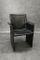 Black Leather Korium KM1 Chairs by Tito Agnoli for Matteo Grassi, 1970s, Set of 4 2