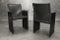 Black Leather Korium KM1 Chairs by Tito Agnoli for Matteo Grassi, 1970s, Set of 4 15