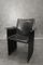 Black Leather Korium KM1 Chairs by Tito Agnoli for Matteo Grassi, 1970s, Set of 4 8