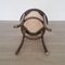 Bentwood & Rattan Stools from Thonet, 1970s, Set of 3, Image 7