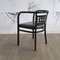 Postsparkassen Leather, Metal & Wood Chair by Otto Wagner for Thonet, 1992, Image 3