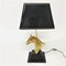 Vintage Brass Horse Head Table Lamp, 1970s, Image 1