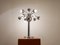 Italienische Tischlampe aus Chrom in Baum-Optik, 1960er 8