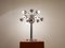 Lámpara de mesa italiana cromada, años 60, Imagen 8