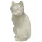 Sitting Cat Glass Sculpture from Lalique, 1960s, Image 1