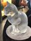 Sitting Cat Glass Sculpture from Lalique, 1960s 5