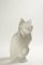 Sculpture Chat Assis en Verre de Lalique, 1960s 2