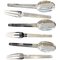 Cabourg Dessert Fork & Spoon Set by Jean Puiforcat, 1920s 1