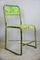 Mid-Century Lime Green Metal Bistro Chairs, 1950s, Set of 4 1