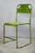 Mid-Century Lime Green Metal Bistro Chairs, 1950s, Set of 4 7
