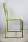Mid-Century Lime Green Metal Bistro Chairs, 1950s, Set of 4 4
