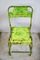 Mid-Century Lime Green Metal Bistro Chairs, 1950s, Set of 4 8