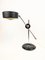 Lampe de Bureau Simris Mid-Century en Cuir Noir et Chrome par Anders Pehrson pour Ateljé Lyktan 11