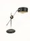 Mid-Century Simris Black Leather & Chrome Desk Lamp by Anders Pehrson for Ateljé Lyktan 1