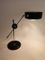 Lampe de Bureau Simris Mid-Century en Cuir Noir et Chrome par Anders Pehrson pour Ateljé Lyktan 13