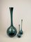 Blue Glass Vases by Arthur Percy for Gullaskruf, 1950s, Set of 3 2