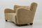 Mid-Century Curved Sheepskin & Oak Sofa, 1940s 9