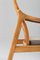 Modell 4093 Armlehnstuhl aus Leder & Eichenholz von Hans Brattrud für Norcraft, 1950er 9