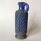 Mid-Century Swedish Blue Stoneware Vase from Laholm, Image 6