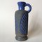 Mid-Century Swedish Blue Stoneware Vase from Laholm, Image 1