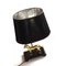 Lampe de Bureau Chien Vintage en Laiton, 1980s 4