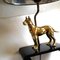 Vintage Brass Dog Table Lamp, 1980s 5