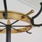 French Brass and Metal Coat Stand by Jacques Adnet, 1950s 4