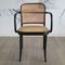 Beech and Rattan Dining Chair by Josef Hoffmann for Ligna, 1960s, Image 4