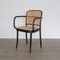 Beech and Rattan Dining Chair by Josef Hoffmann for Ligna, 1960s, Image 2