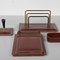 Set de Fournitures de Bureau par Jacques Adnet, 1950s, Set de 4 2