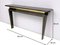 Italian Lacquered Wood & Brass Console Tables, 1980s, Set of 2, Image 17